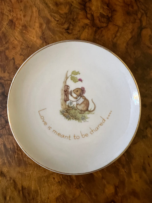 Vintage Tiny Talks Designer Collection By Sands Small Plate