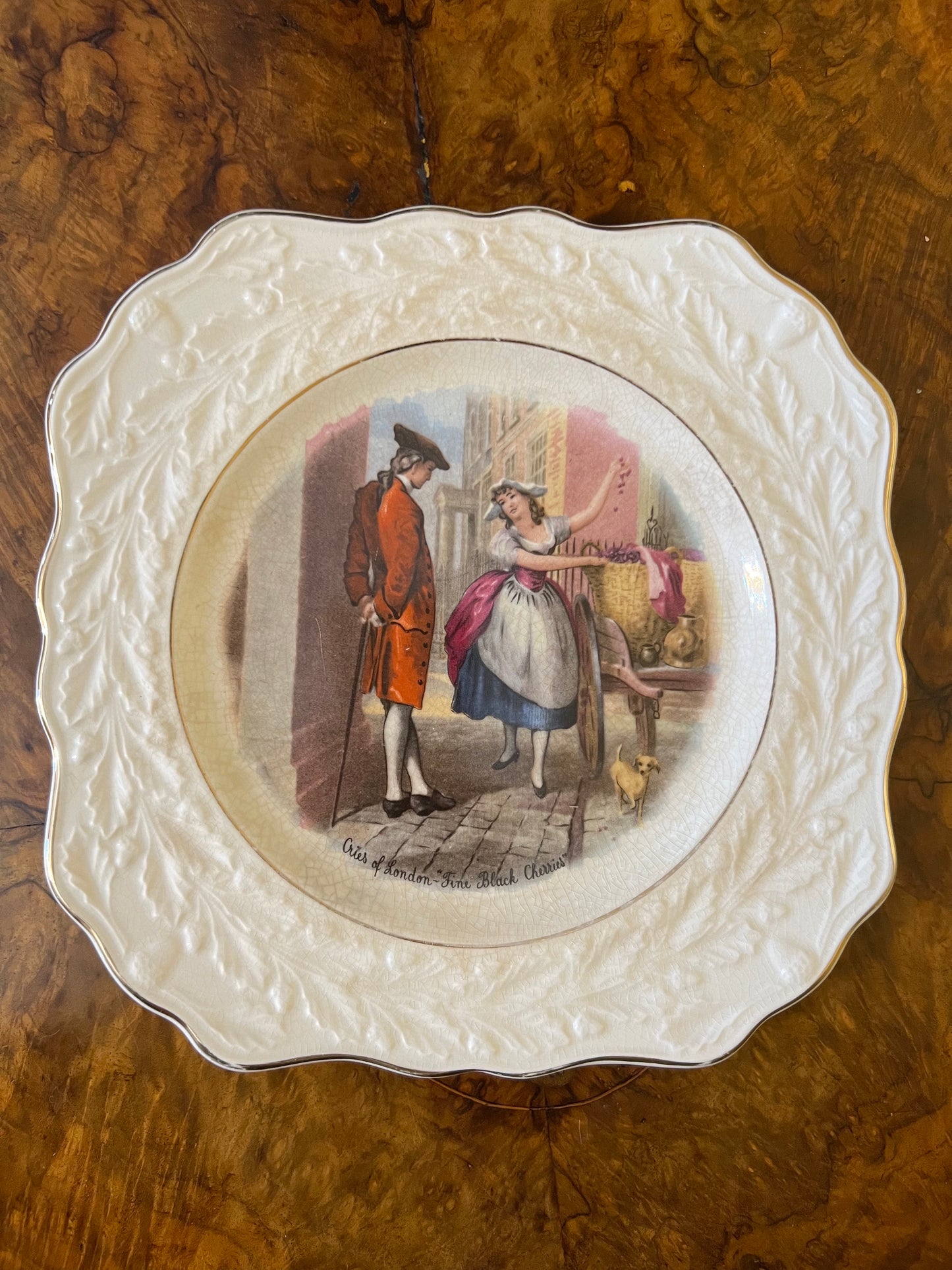 Vintage Cries of London Plate/Plater