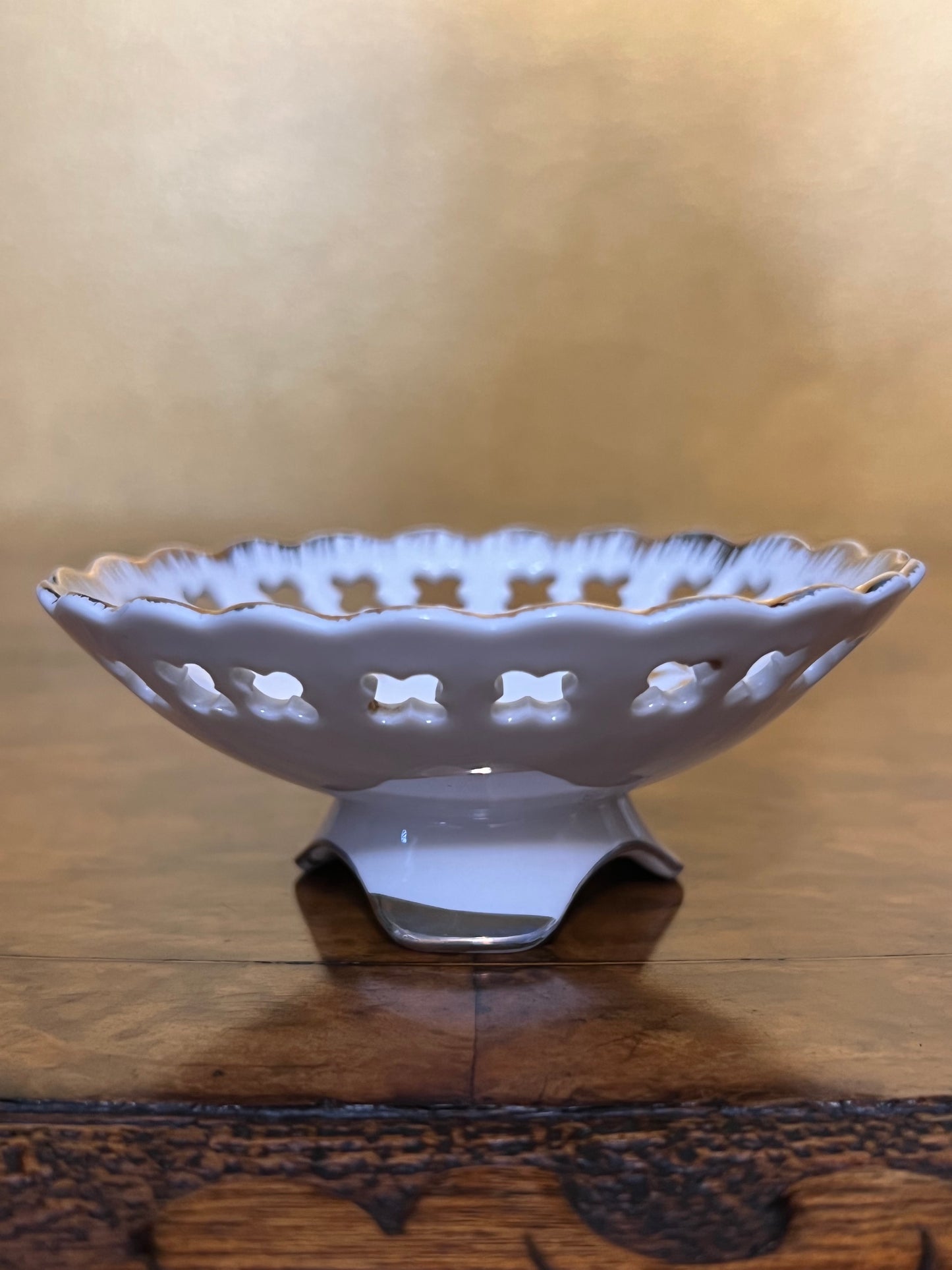 Vintage Japan Bird Print Small Ticket Bowl