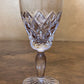 Vintage Crystal Cut Brandy Glasses Set of Four