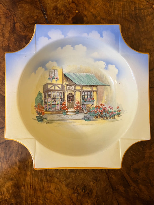 Vintage L & Sons Hanley The Posy Shop Bowl