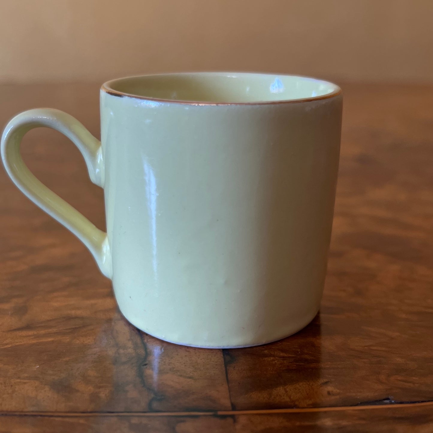 Vintage Japanese Kyoto Yellow  Coffee Cup