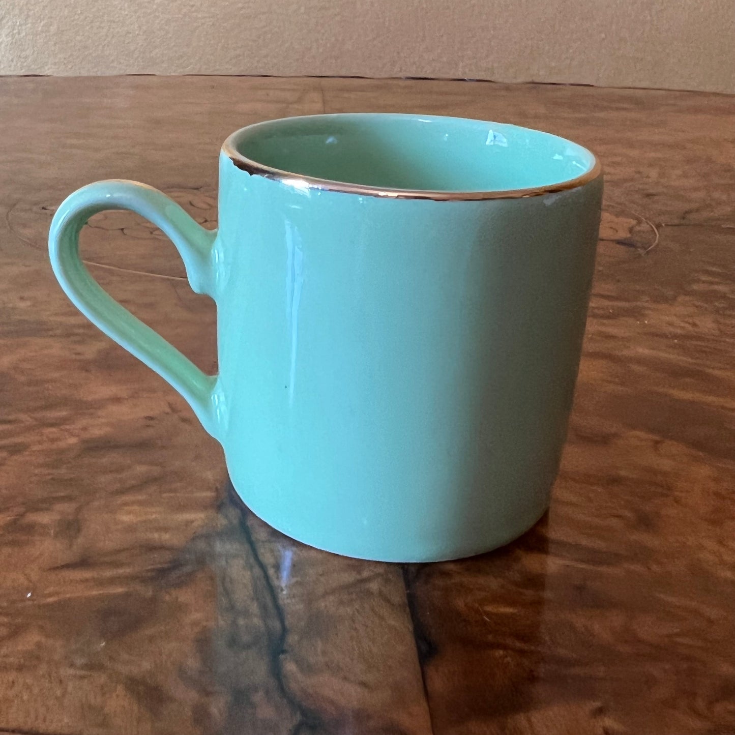 Vintage Japanese Kyoto Green Coffee Cup