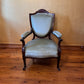 Antique Early 20th Century Walnut Four Piece Chair Set