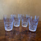 Vintage Crystal Tumblers Set Of Four