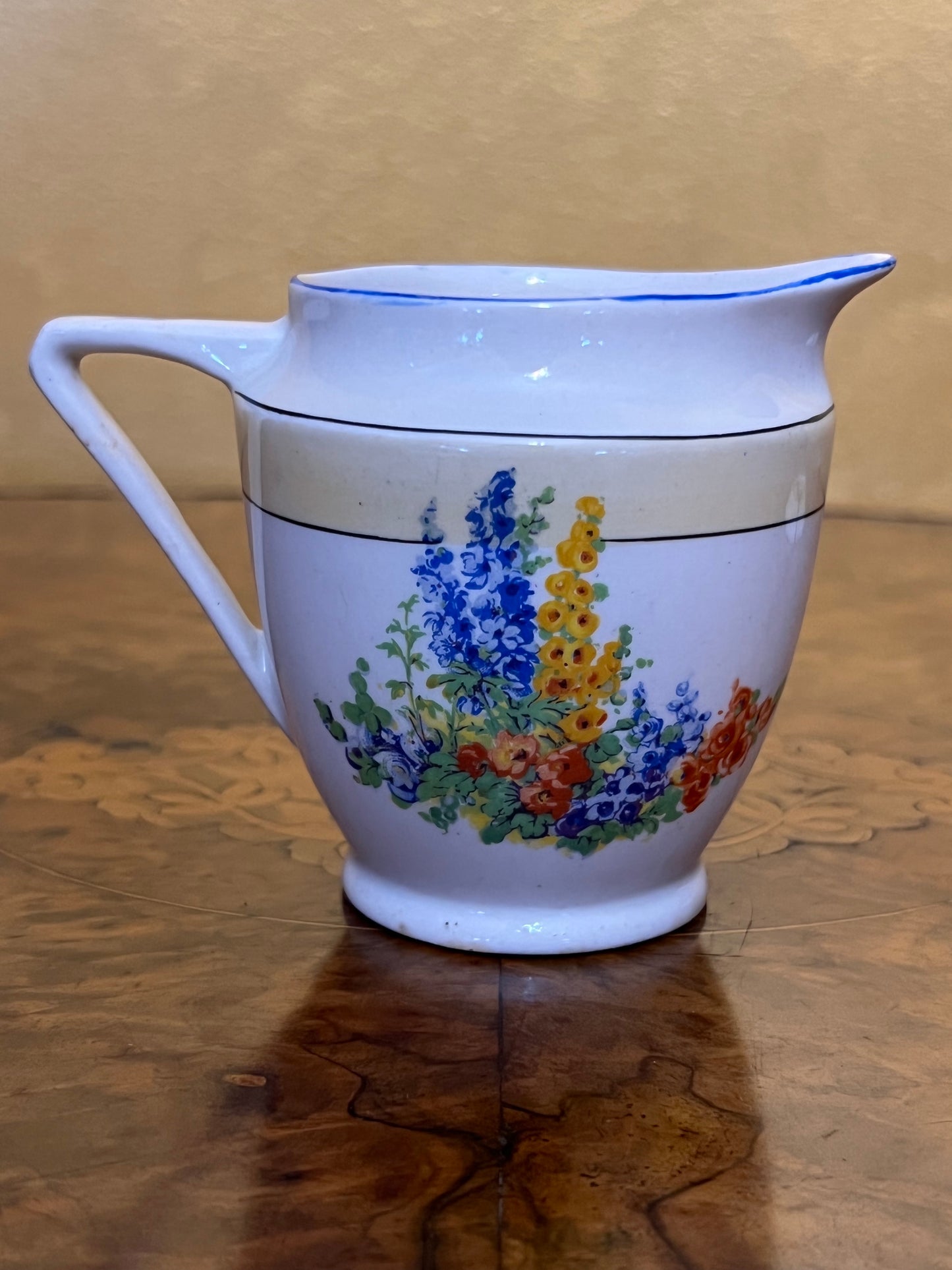 Vintage British Anchor Floral Milk Jug