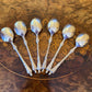 Antique Harry Atkin 1908 Sterling Silver Spoons Set Of Six