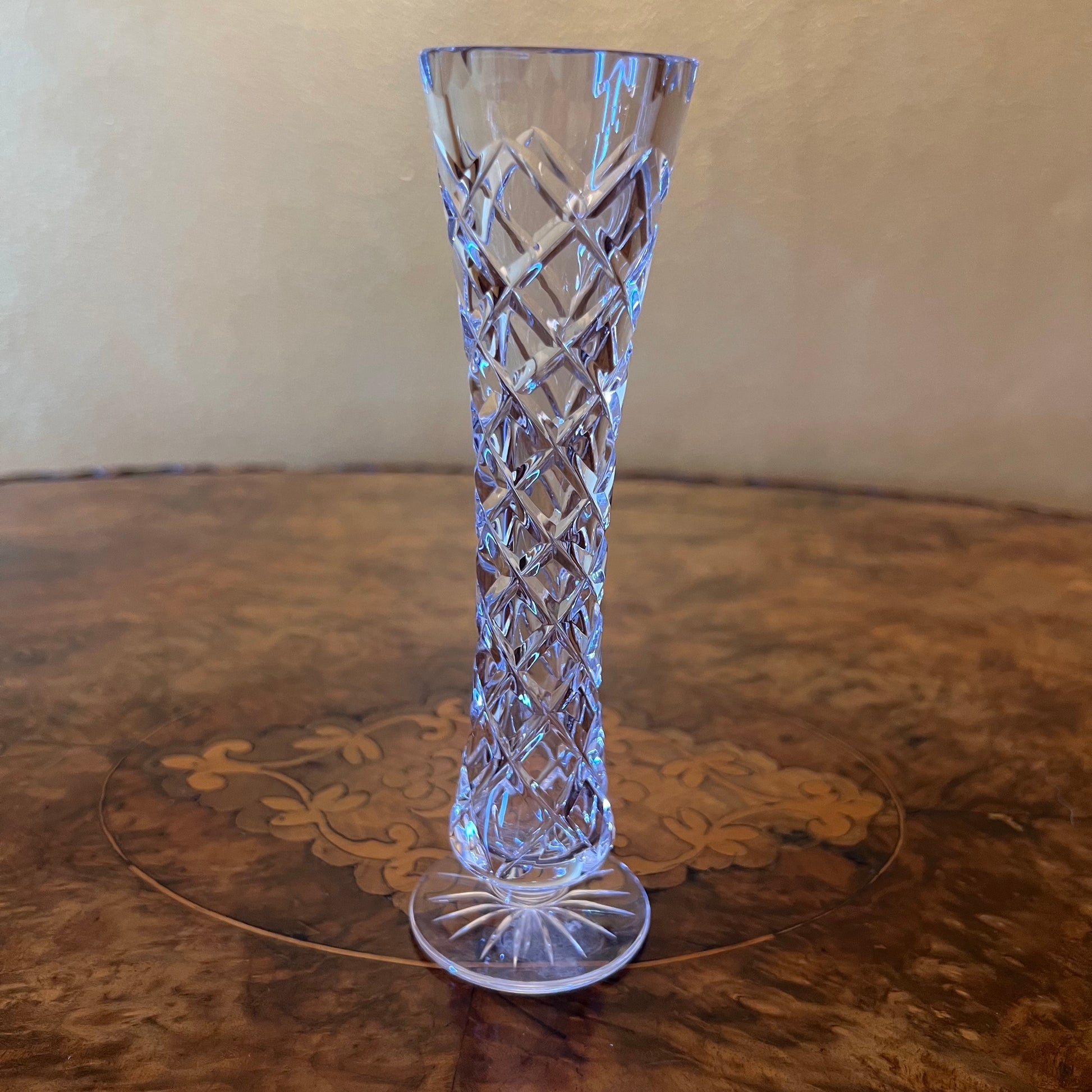 Vintage Crystal Bud Vase Antiques Yeah