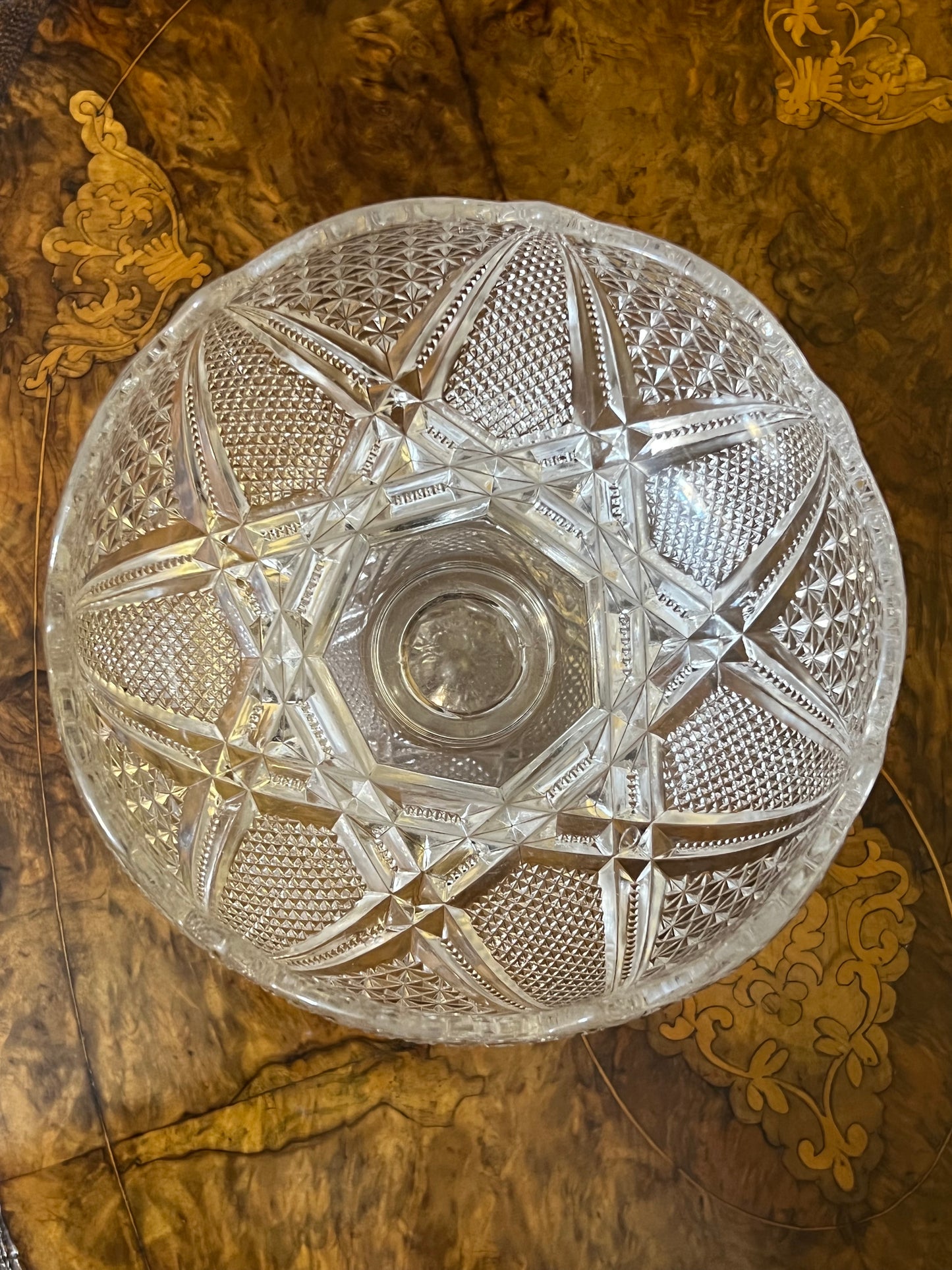 Vintage Glass Bowl Stand