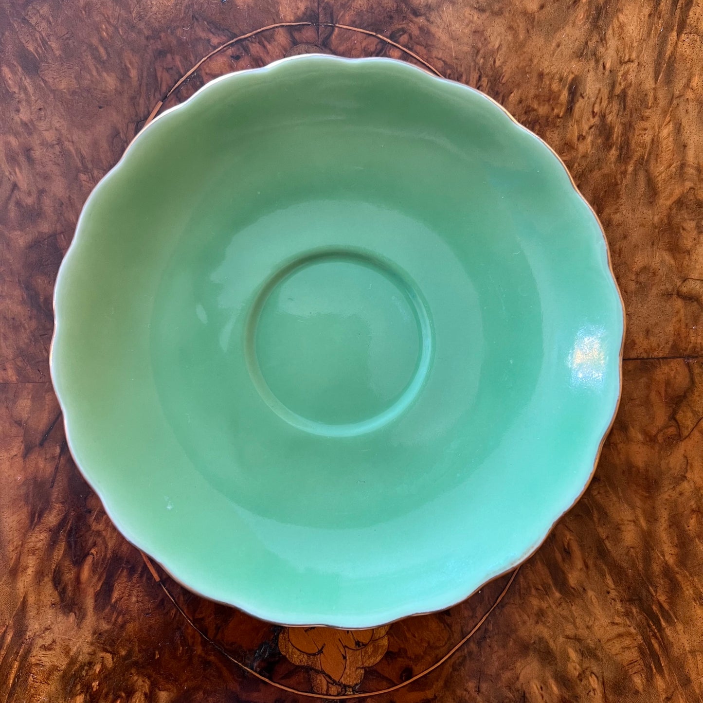 Vintage Japanese Green Tea Cup Trio Set