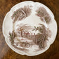 Vintage Haddon Hall Scenes Print Dinner Plate