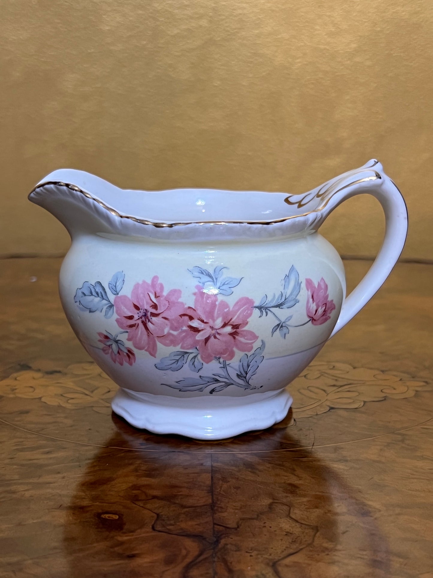 Vintage Woods Ivory Ware Floral Milk Jug