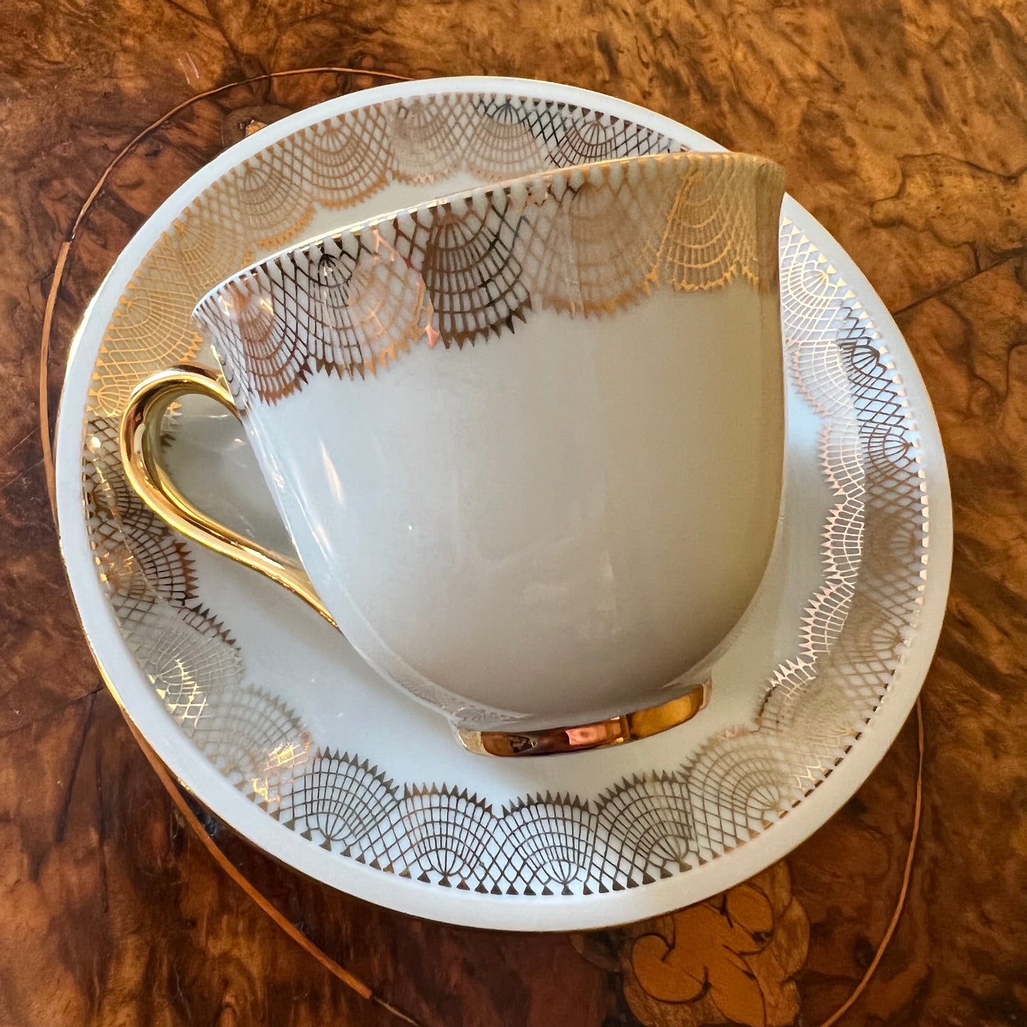 Vintage Westminster Green Tea Cup & Saucer