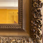 Antique Wood Bevelled Mirror