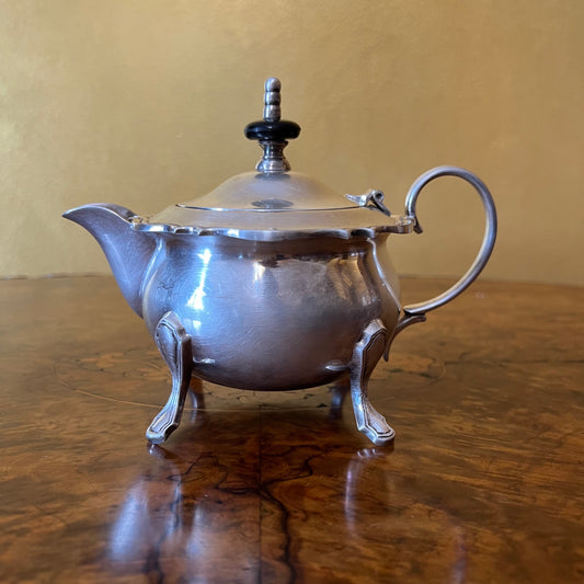 Vintage Aarti Silver Plated Small Tea Pot
