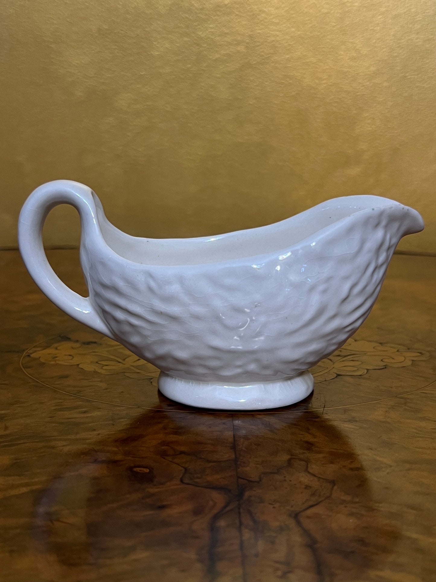 Vintage Lancaster Hanley Cabbage Gravy Boat