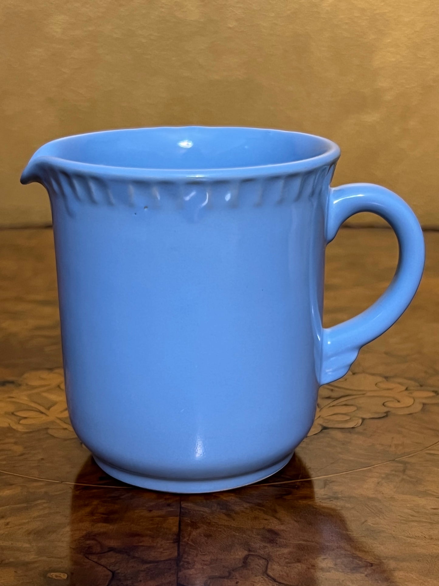 Vintage T G Green Haddon Hall Blue Jug