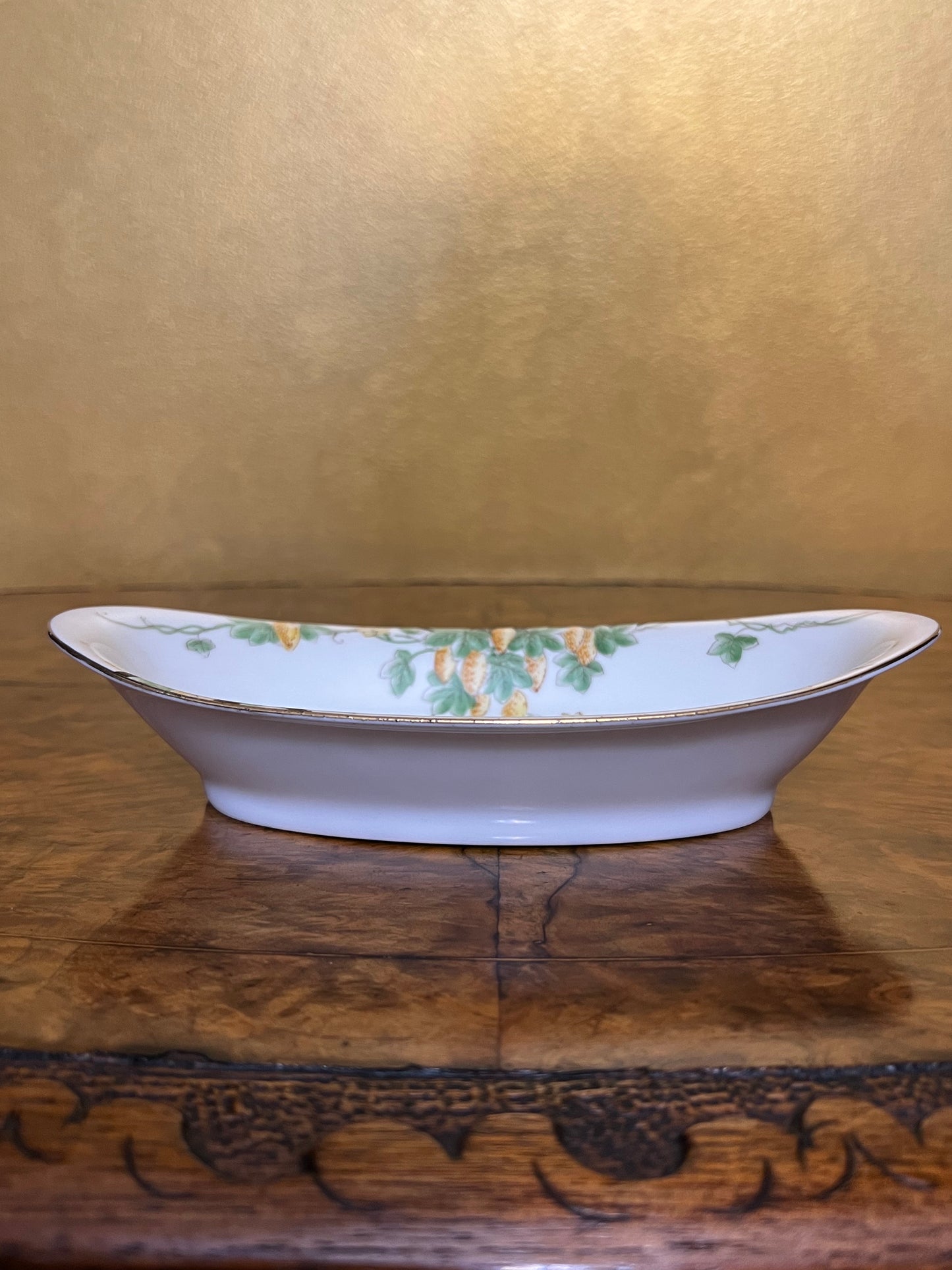 Vintage Noritake Printed Oval Dish