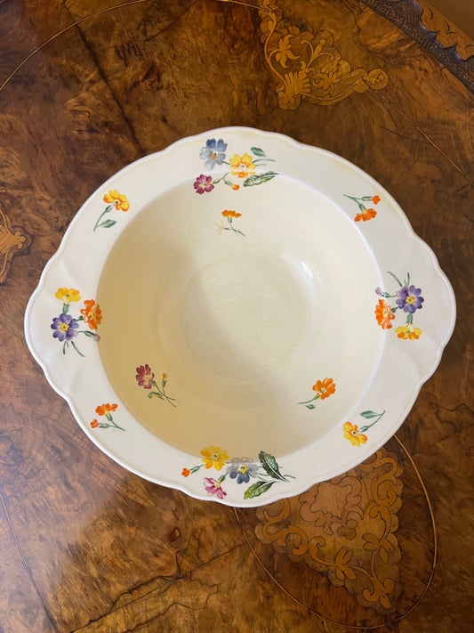 Vintage Grindley Caulfield Floral Serving Bowl