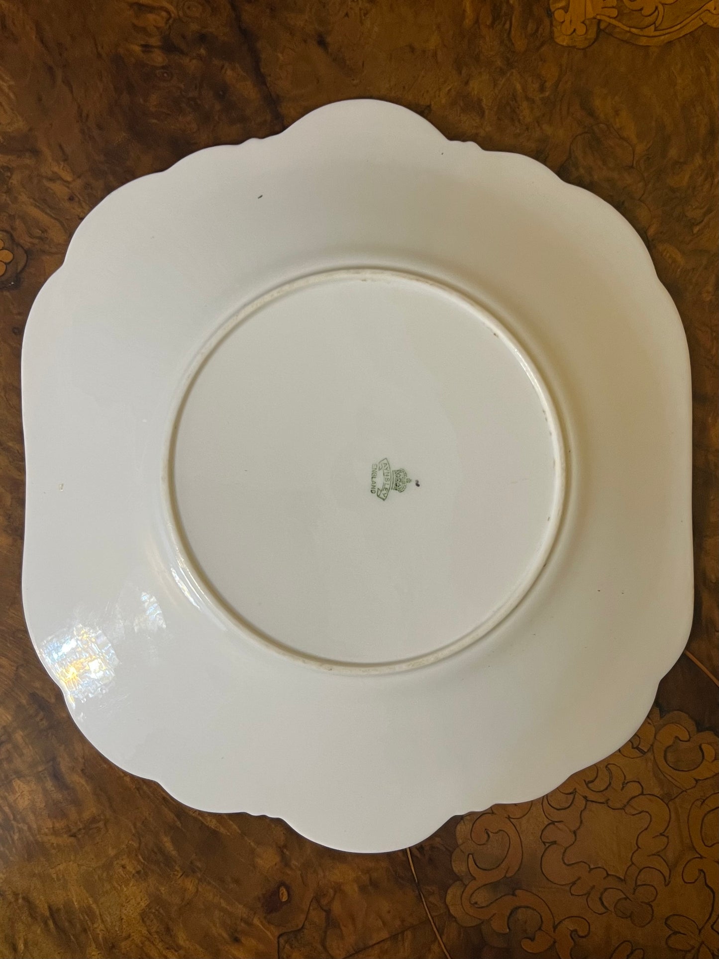 Vintage Aynsley Floral Cake Plate