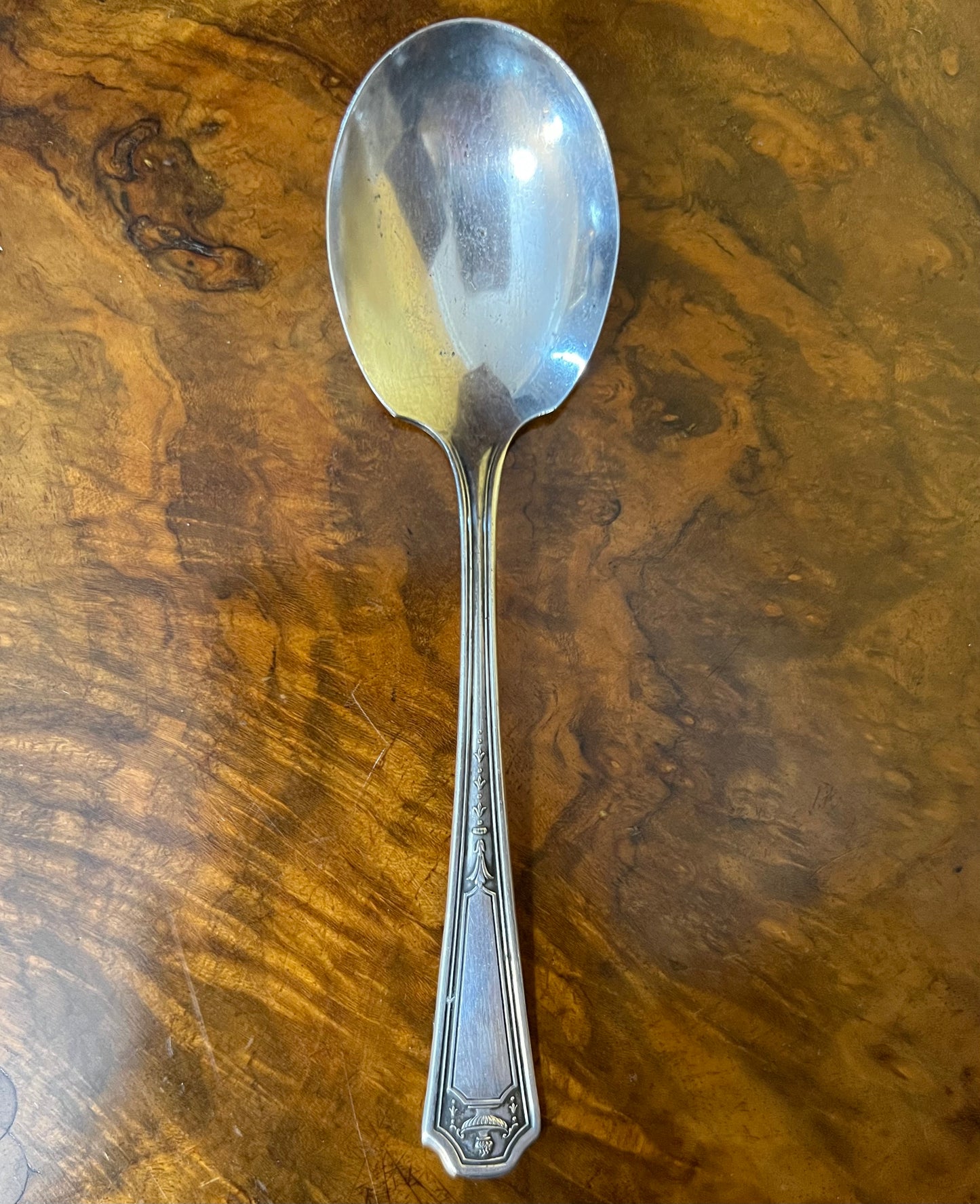 Vintage Crystal Sugar Bowl With Spoon