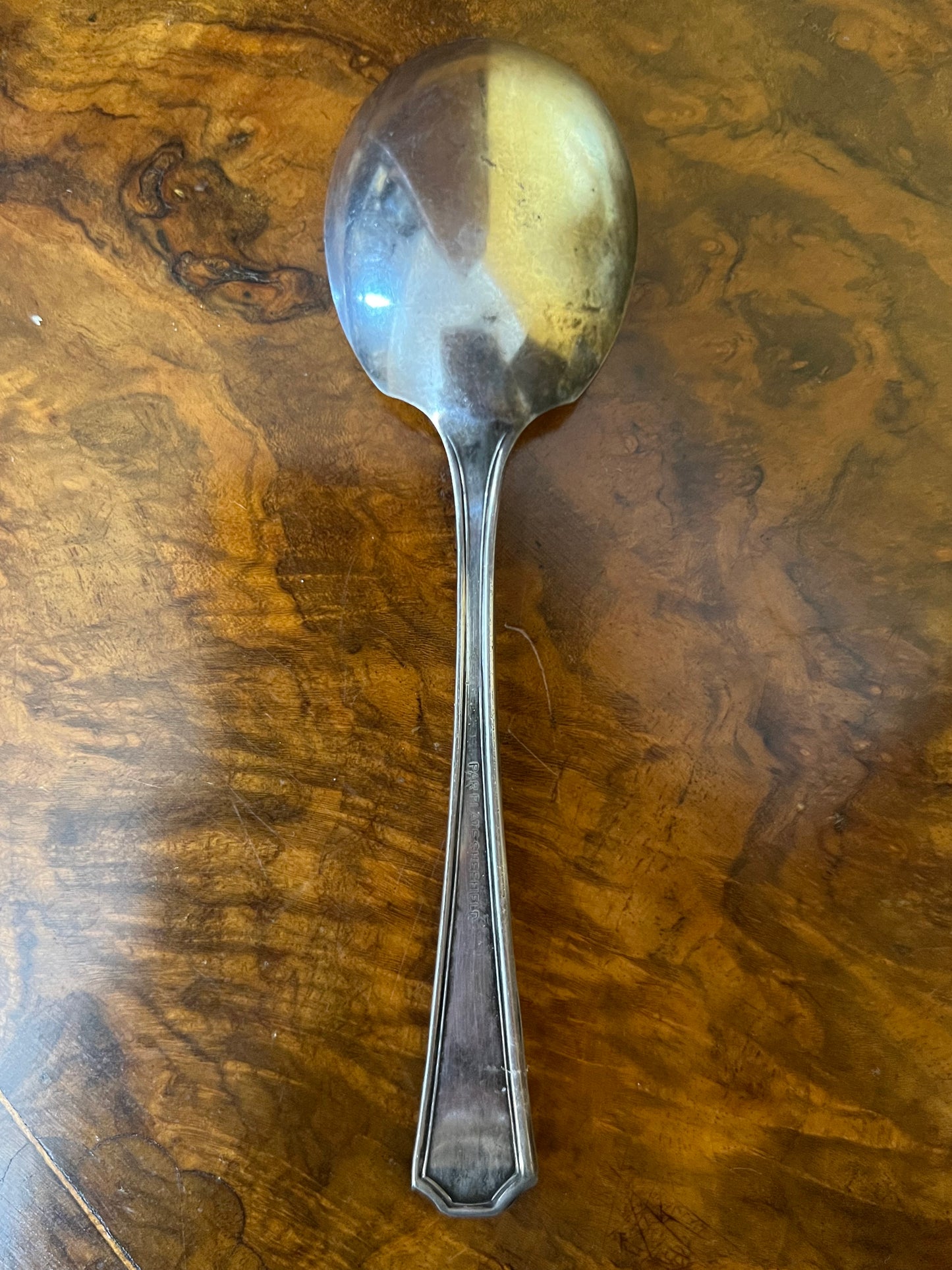 Vintage Crystal Sugar Bowl With Spoon