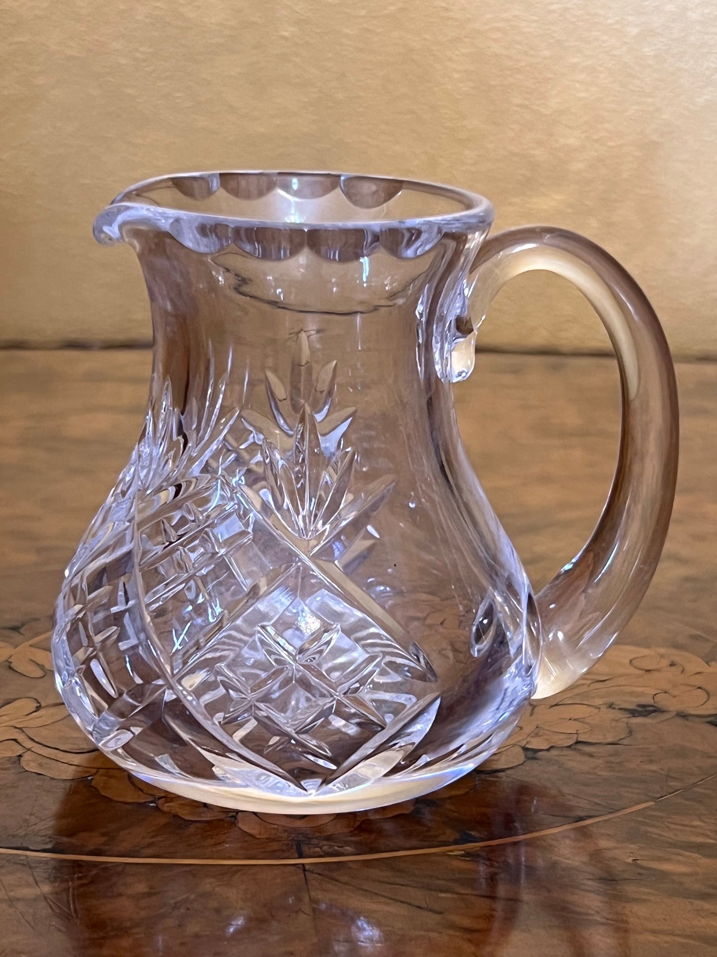 Vintage Royal Doulton Crystal Small Jug