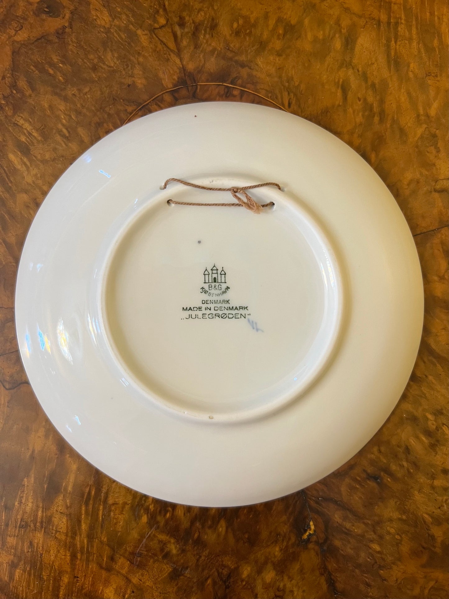 Vintage B & G And Grondalh Christmas Plate