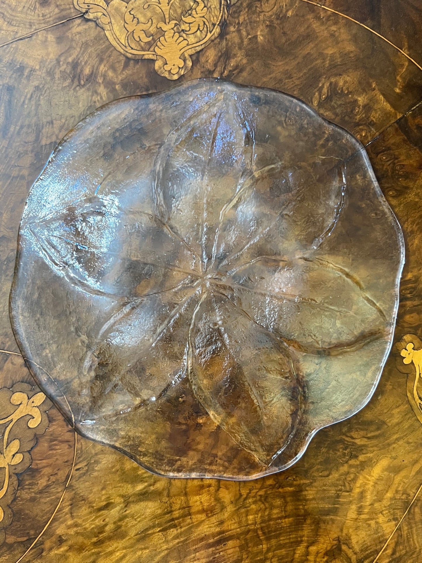 Vintage Kosta Body Leaf Plate 22cm