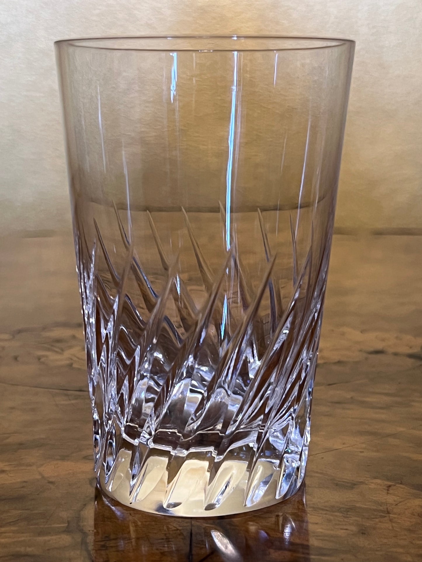 Vintage Crystal Glasses Pair