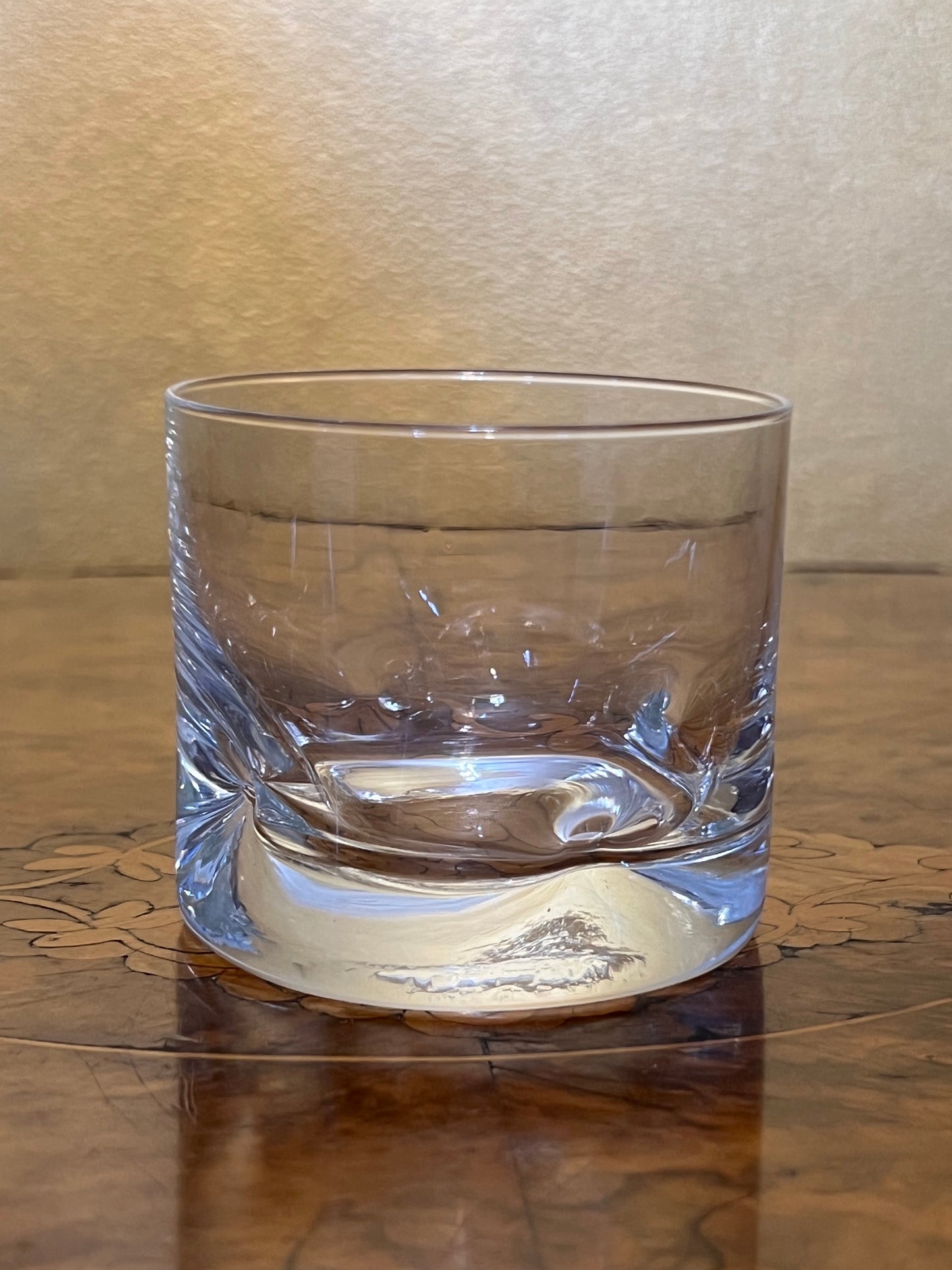 Vintage Glass Whiskey Tumbler Glass