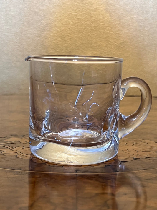 Vintage Glass Jug With Dimples