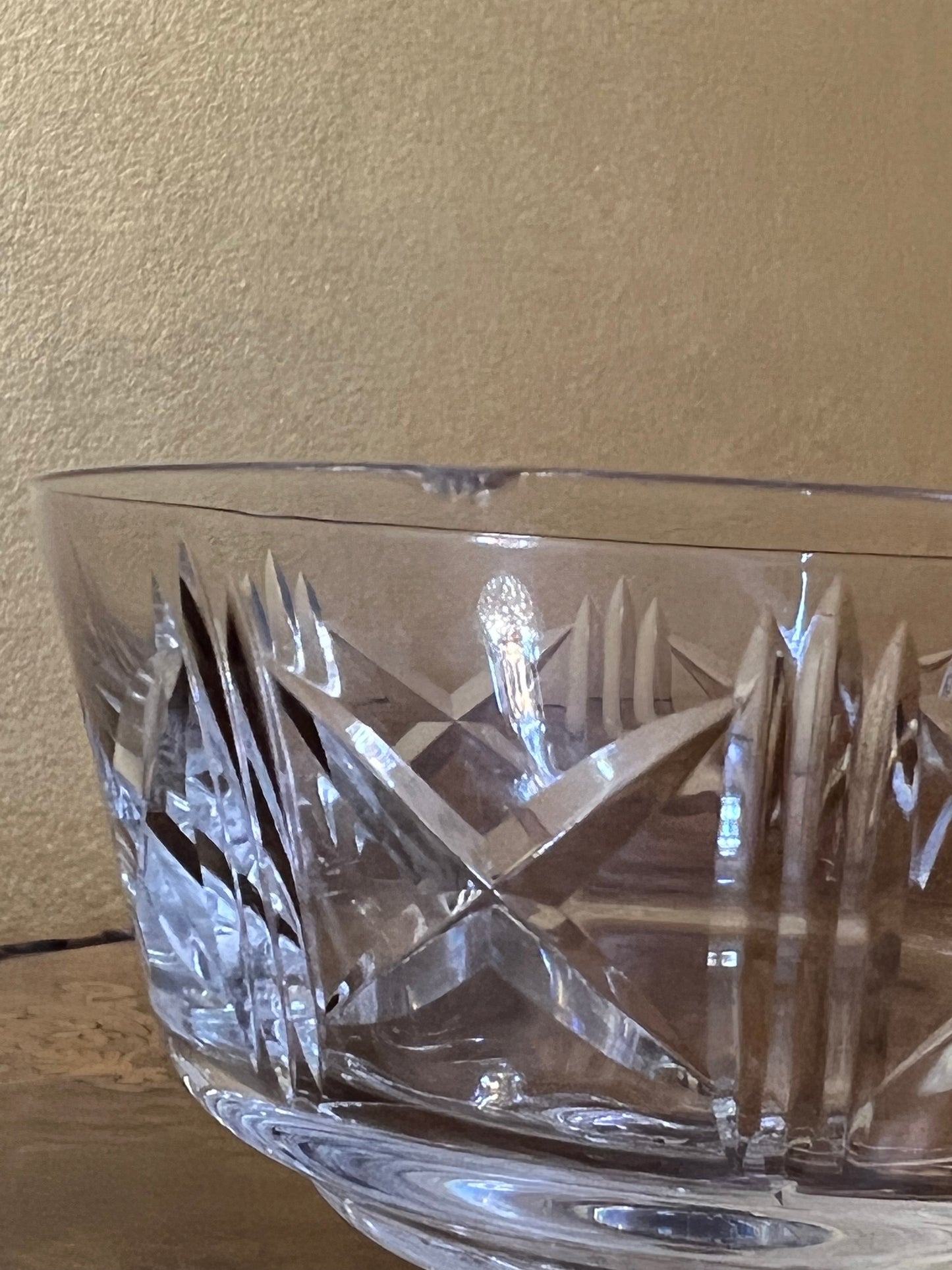 Vintage Crystal Desert Bowls Set Of Five