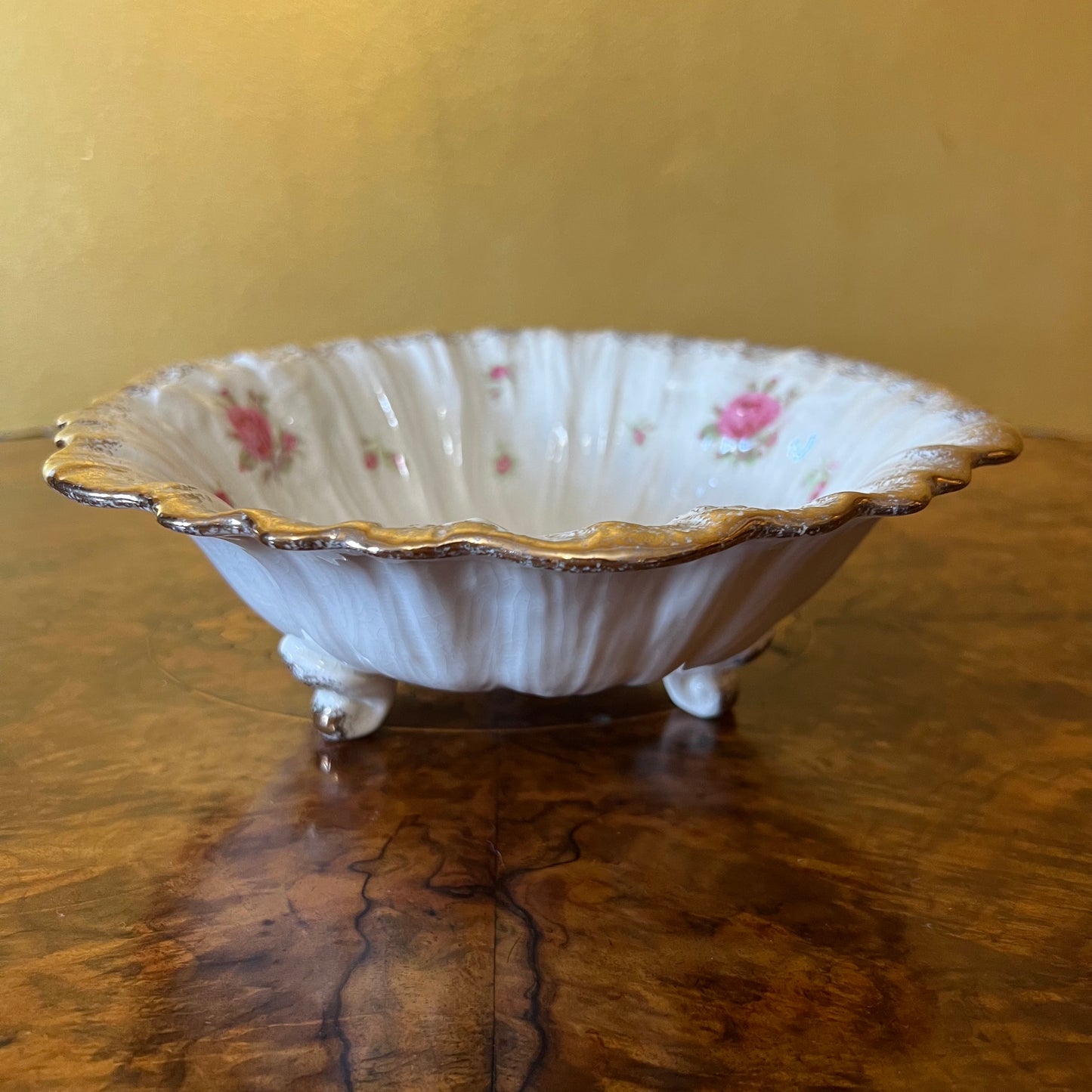 Vintage Crown Ducal Floral Display Bowl