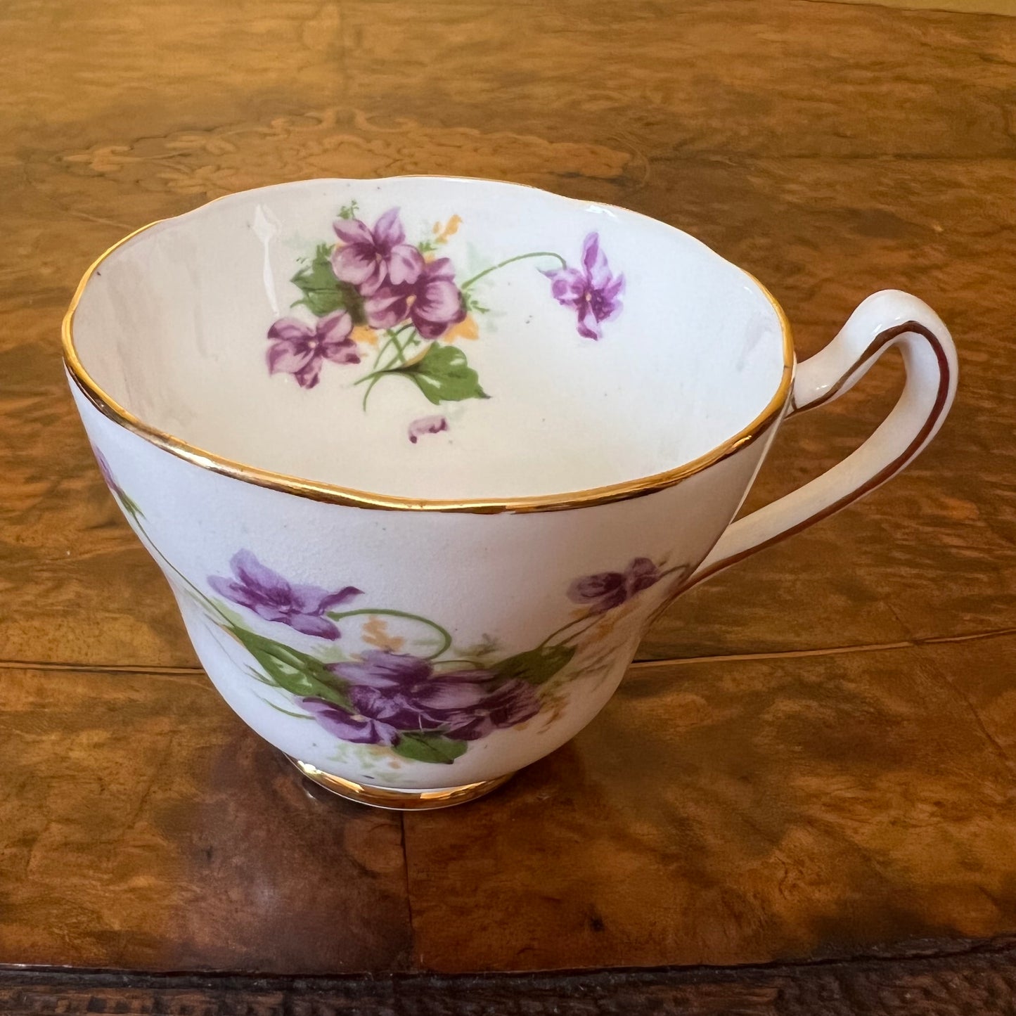 Vintage Royal Crown Pottery Coffee Cup & Saucer