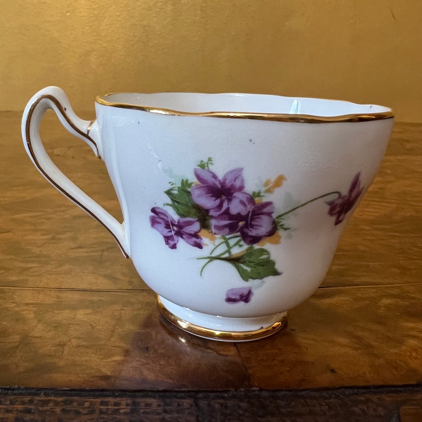 Vintage Royal Crown Pottery Coffee Cup & Saucer