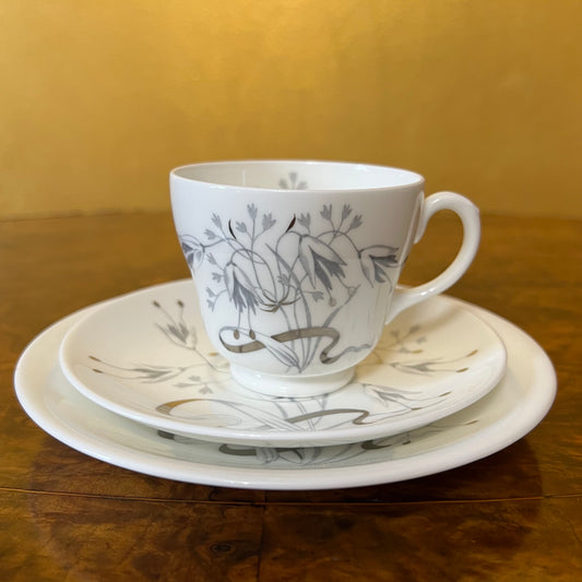 Vintage Wedgwood Wild Oats Teacup Trio Set