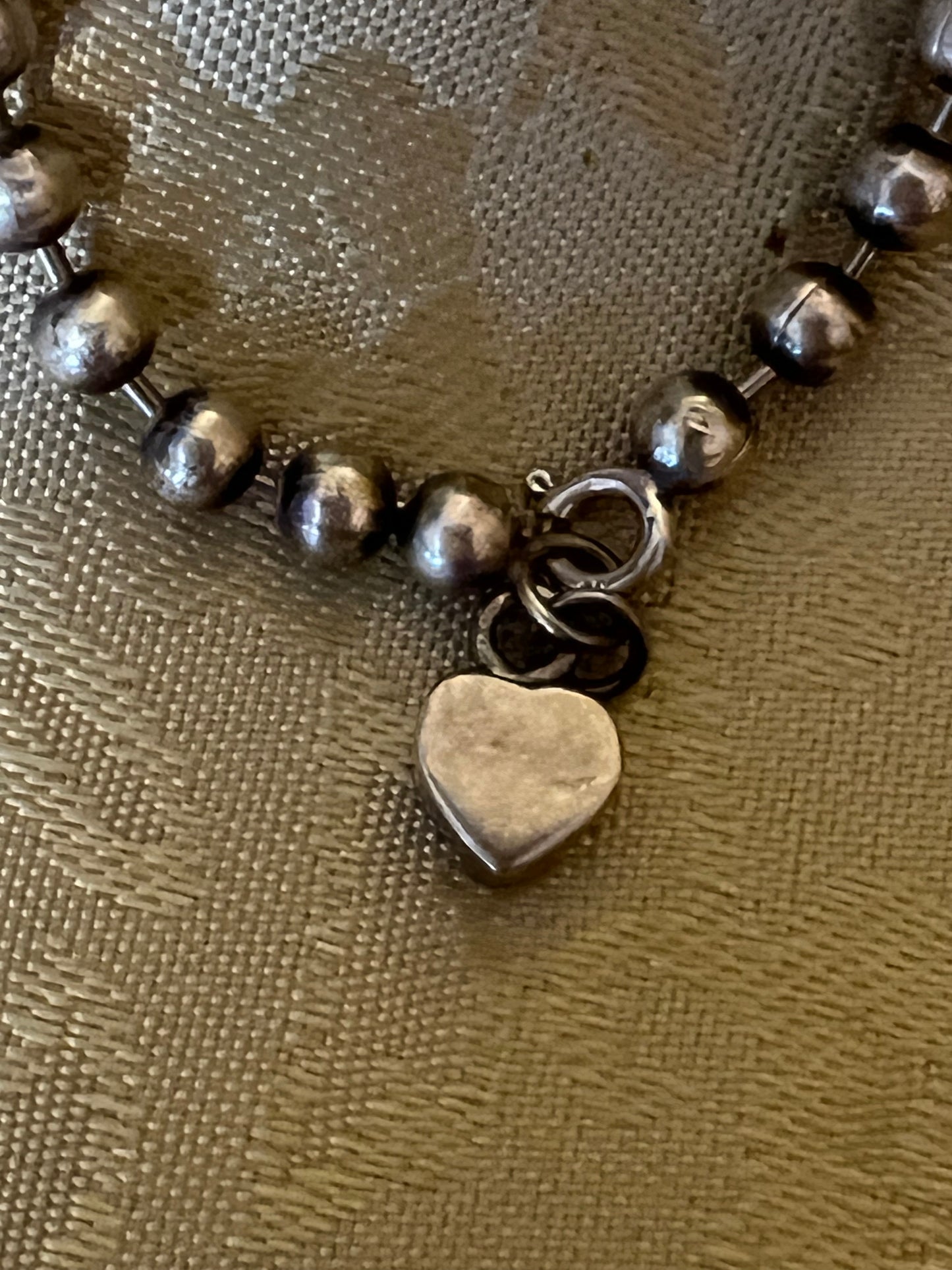 Vintage Heart Shape Pendant Bracelet