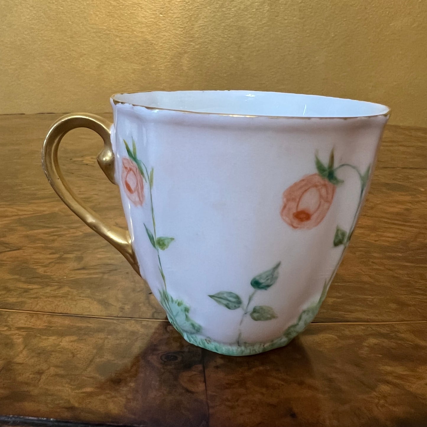 Royal Doulton Rose Print Tea Cup Set