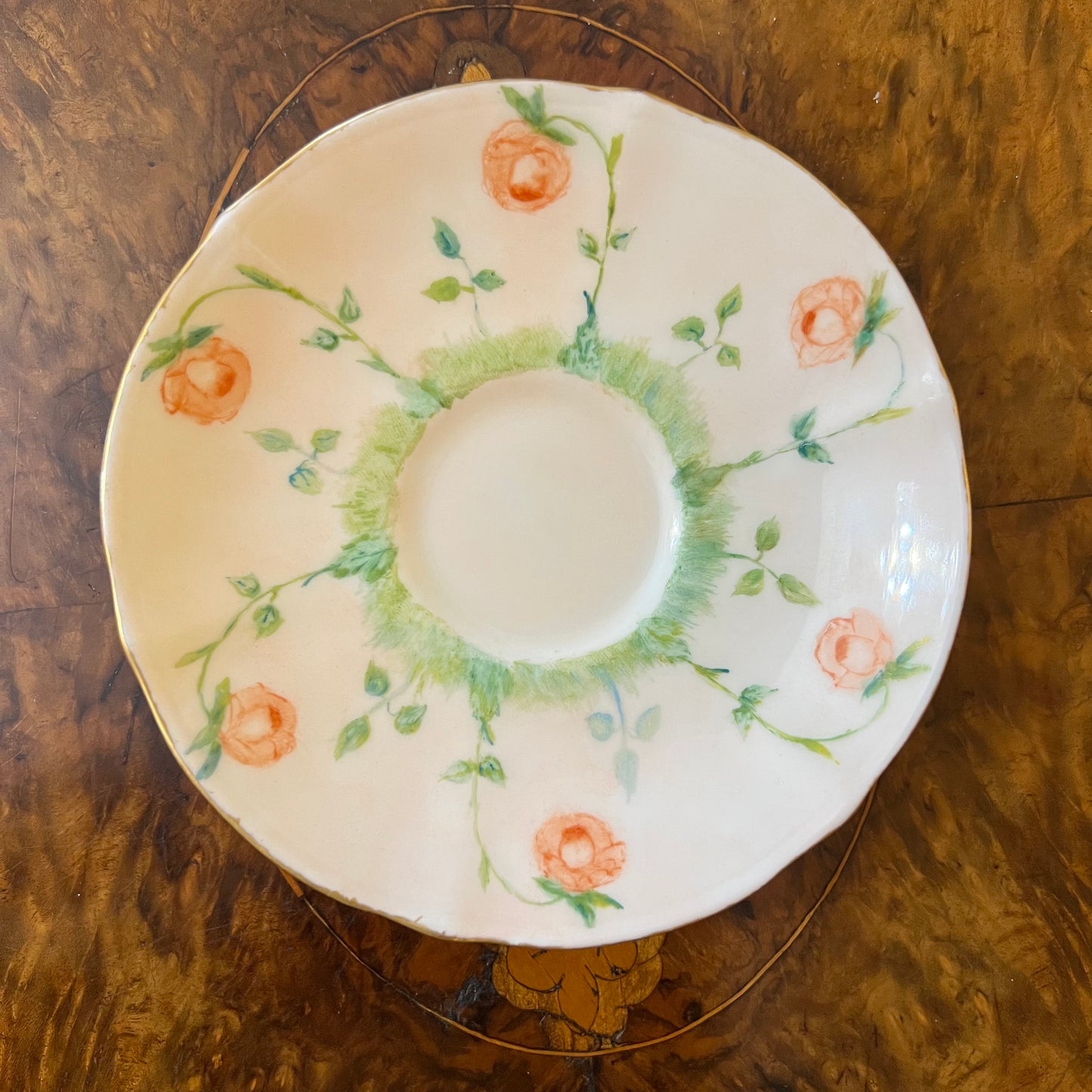 Royal Doulton Rose Print Tea Cup Set