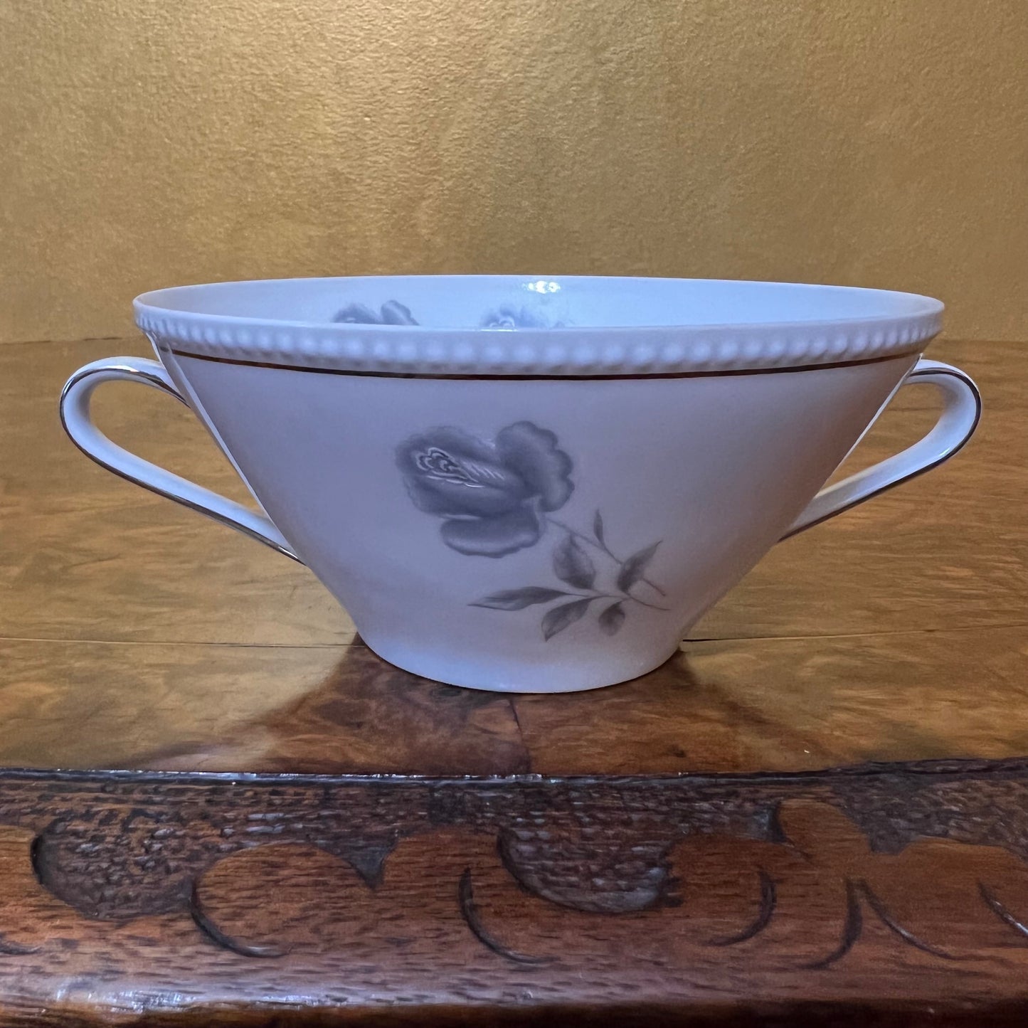 Bavaria Tirschenreuth Silver Floral Desert Bowl & Saucer Replacement