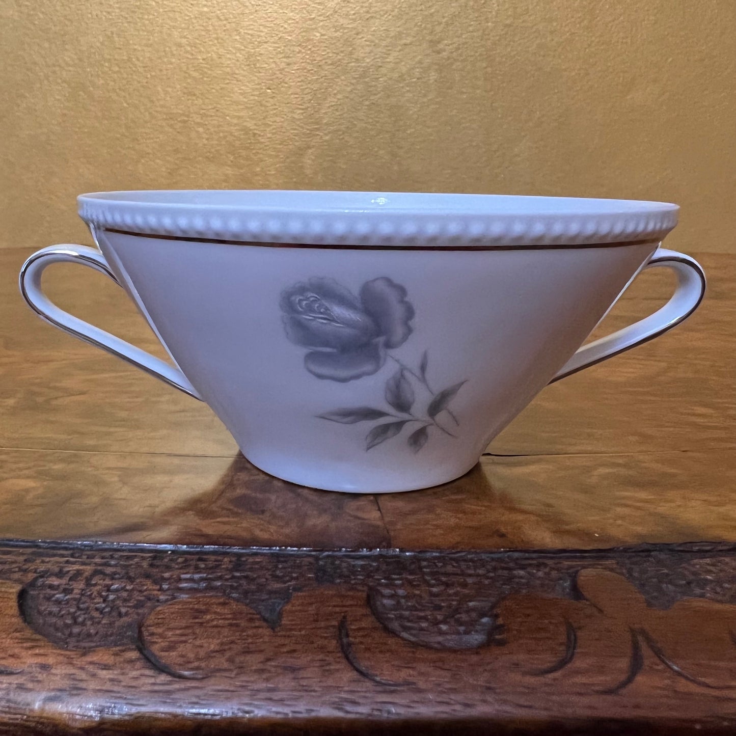 Bavaria Tirschenreuth Silver Floral Desert Bowl & Saucer Replacement