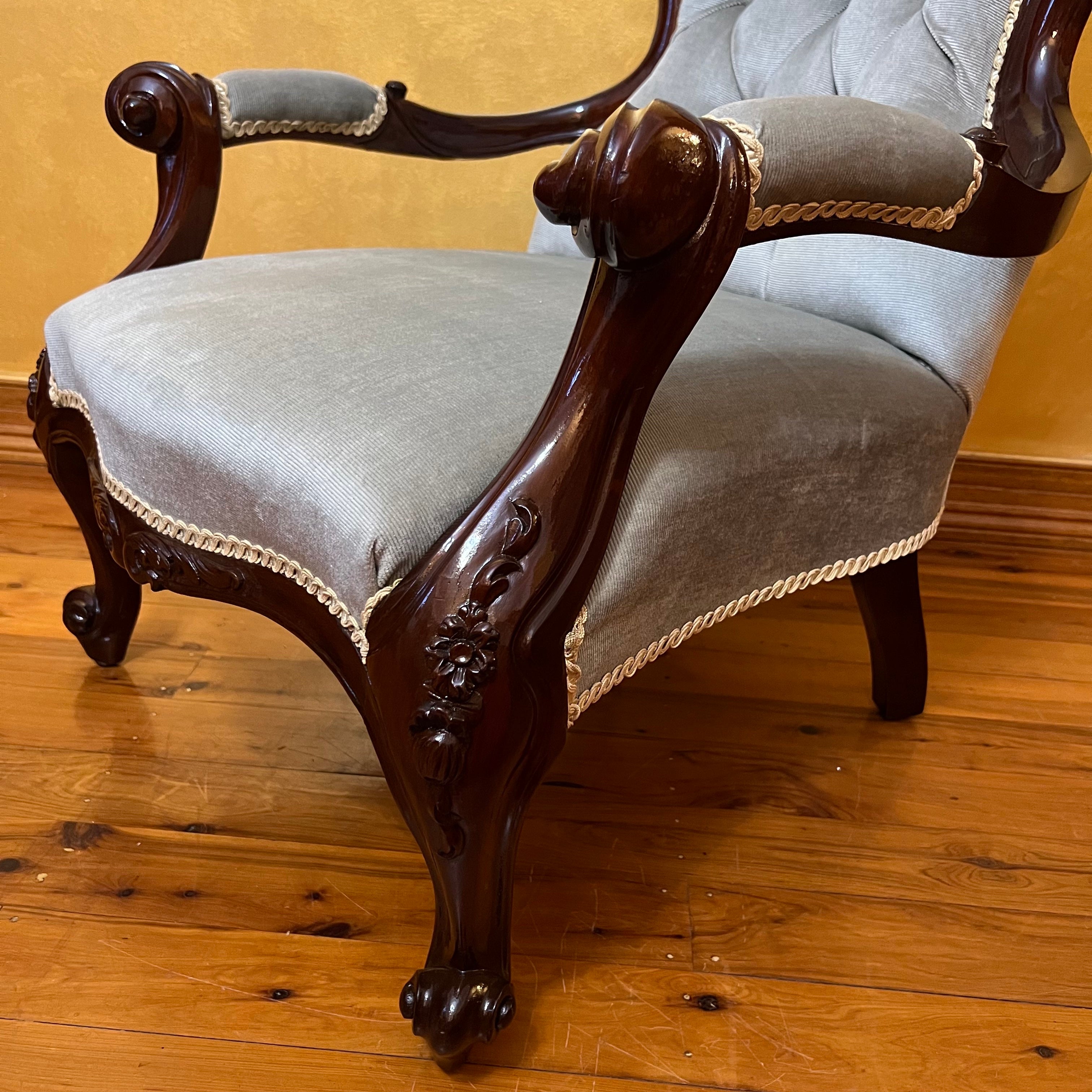 Antique discount grandfather chair