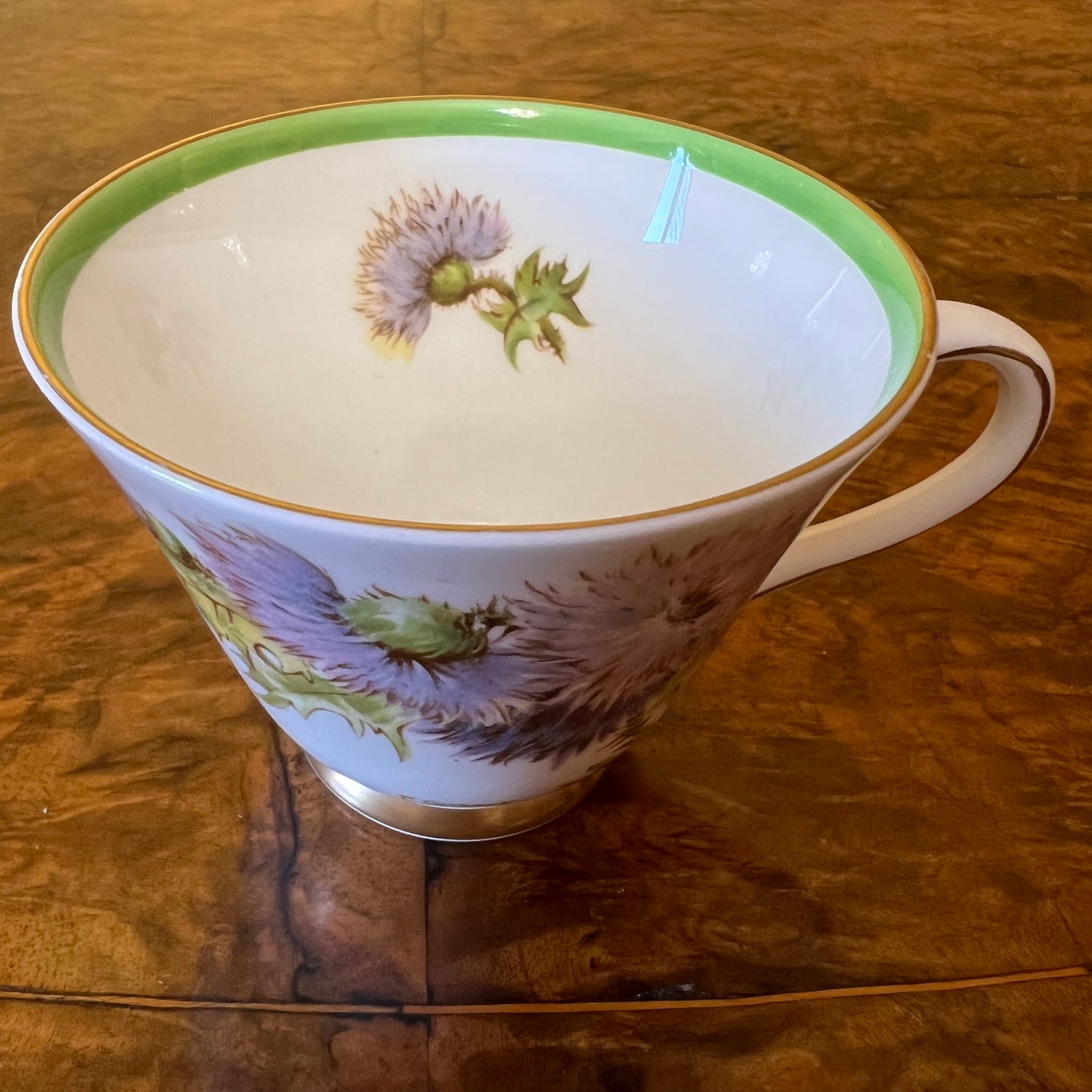 Vintage Royal Doulton Glamis Thistle Tea Cup Trio Set