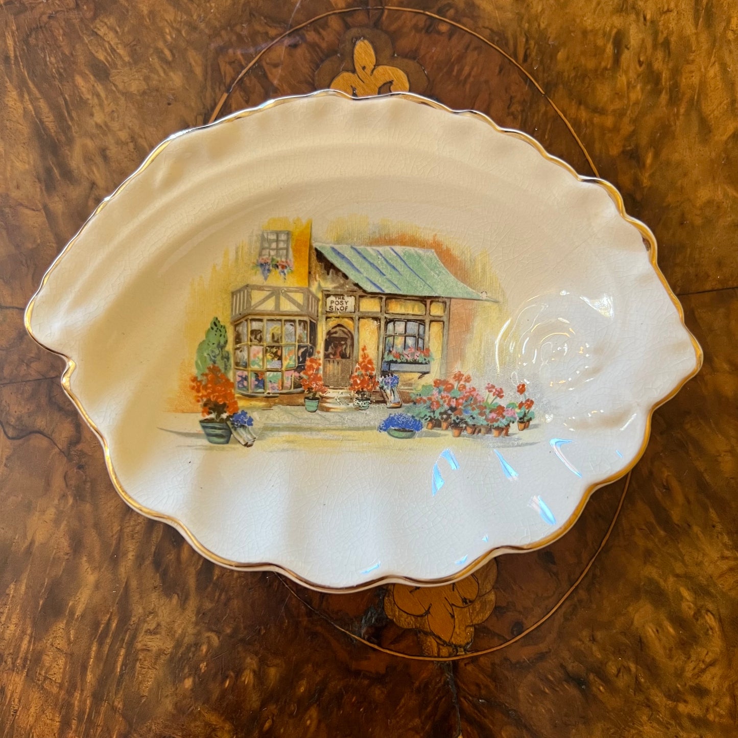 Vintage Lancasters Hanley The Posy Shop Trinket Dish