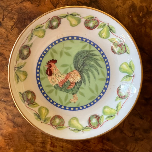 Royal Worcester Rooster Small Trinket Dish