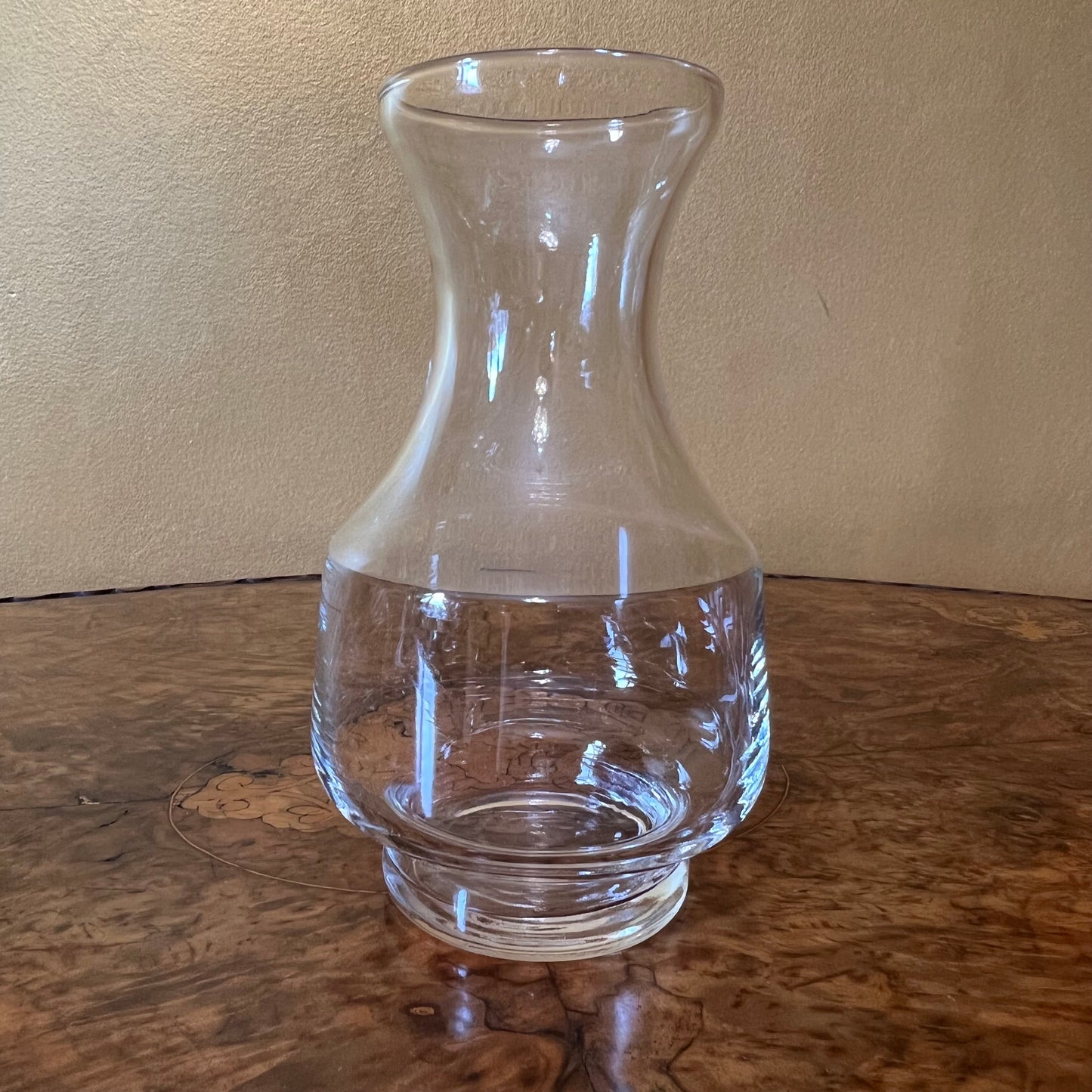 Glass Vases Wine Decanter Pair