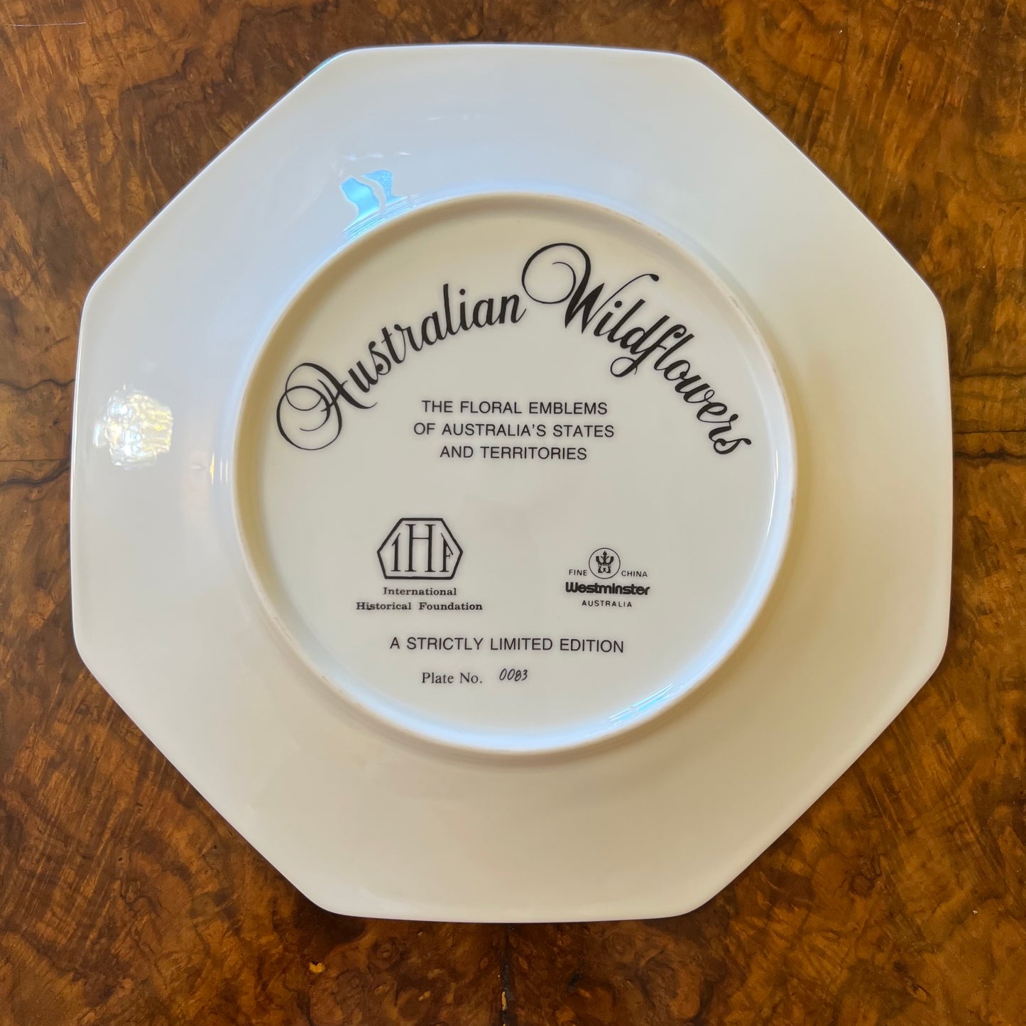 Australian Wildflower Collectors Plate