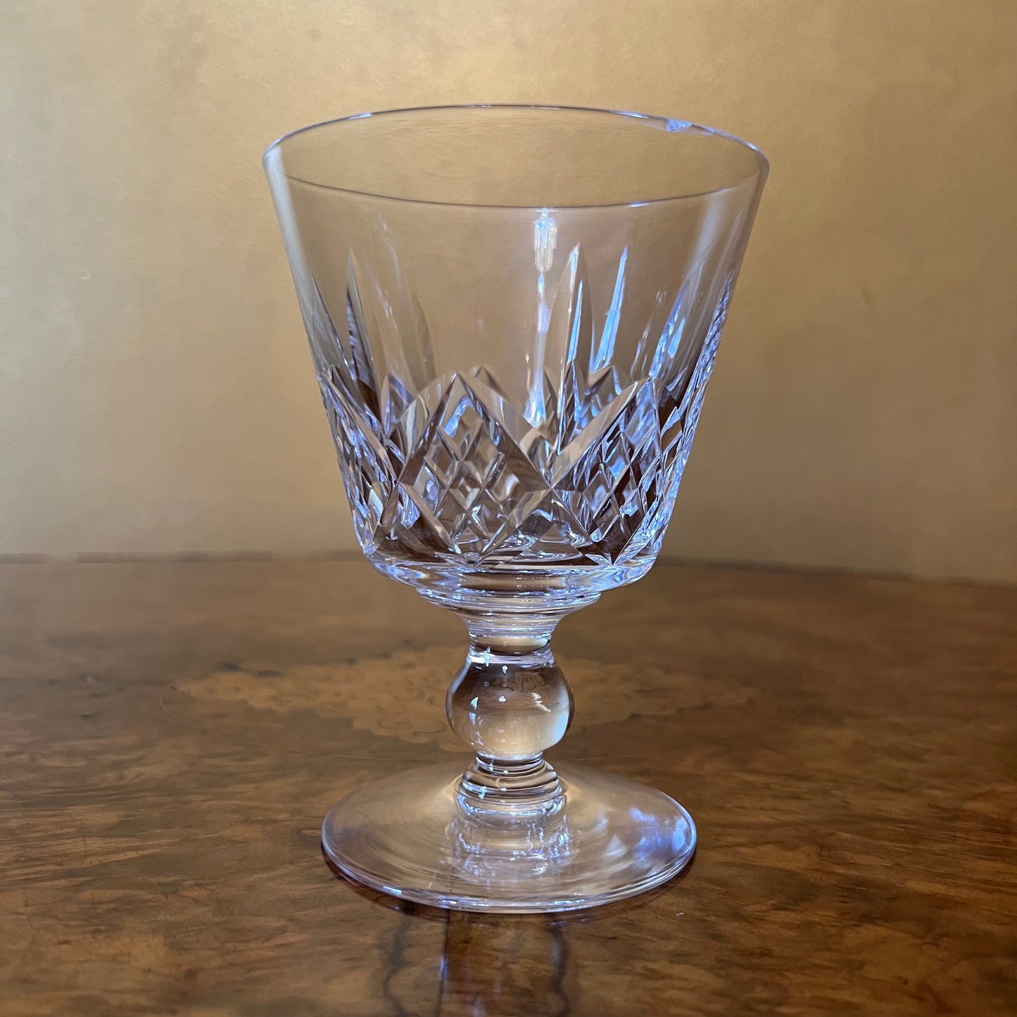 Vintage Stuart Crystal Water Goblets Set Of Four