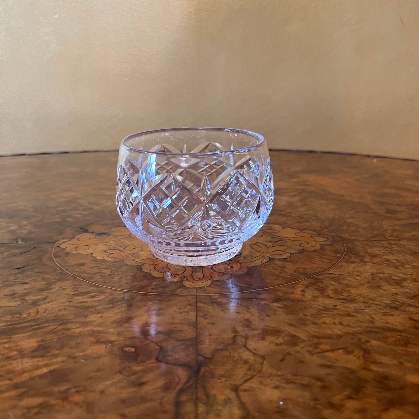 Vintage Crystal Small Bowl